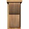 Ekena Millwork Crestline Rough Sawn Corbel w/Backplate, Western Red Cedar, 8"W x 12"D x 16"H COR08X12X16CRE01RWR - alternate 2